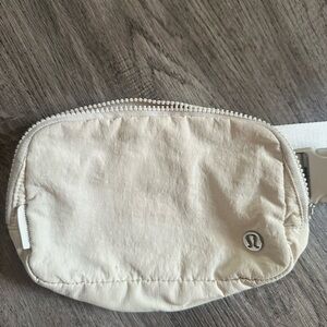 Lululemon Cream Belt Bag